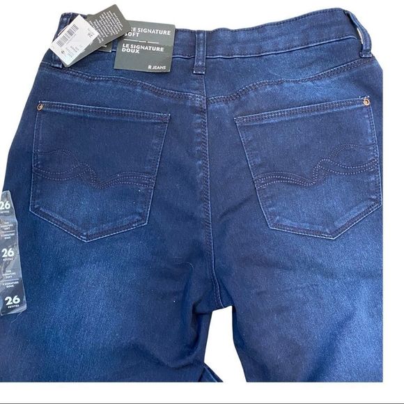 Reitmans R Jeans dark wash bootcut the signature soft size 26 Nwt - Picture 8 of 8